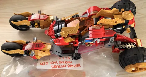 Lego Ninjago Kai’s Golden Dragon Raider (71773) AS-IS