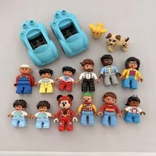 Lego Duplo Figures People Animals & Cars Lot