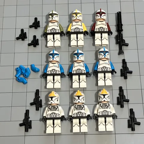 LEGO Star Wars phase 1 clone trooper lot- sw1090, sw0442, and sw0438 F8 69