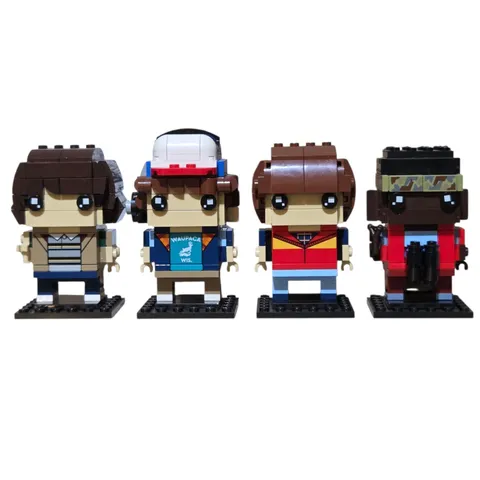 Lego Stranger Things Brickheadz Lucas Mike Dustin Will