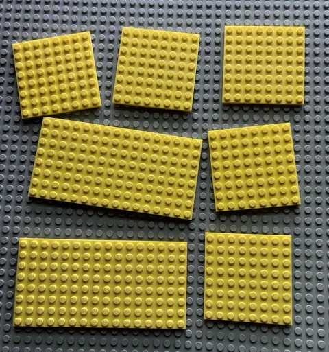 Lego 41347 Replacement Part Heartlake Resort Bright Lt Yellow Plate Lot 8x16 8x8