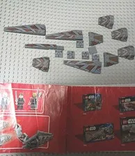 Lego Star Wars 7957 Nightspeeder Stickered pieces/Instruction Booklet Read Desc.