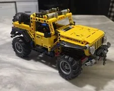 LEGO Technic #42122 Yellow Jeep Wrangler Rubicon 100% Complete