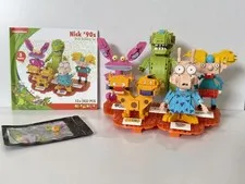 Nick ’90s Brickcraft Building Set 833 Pieces CatDog Rugrats Rocco Real Monsters