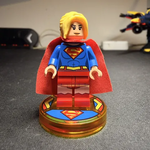 LEGO Dimensions 71340 Supergirl with Ponytail (dim040) Minifigure Exclusive Rare