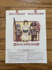 Vintage Lego Builders Club Iron On Transfer Decal - Knight Pirate Astronaut