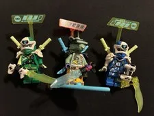 Lego Ninjago Prime Empire Minifigure Lot 3 Digi Gamers Hausner, Jay, & Lloyd