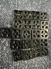 LEGO 3680 Black Turntable 2 x 2 Plate, Base 21 Pieces