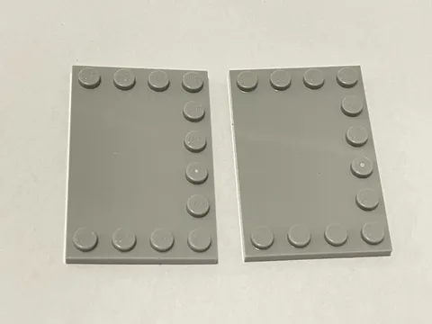 Lego 6180 Light Blue Gray Replacement Add-on Pieces Parts Lot of 2