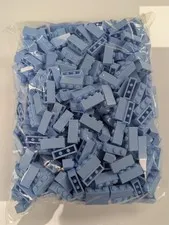 Lego 500 New Bright Light Blue Bricks 1 x 3 Stud Building Blocks # 3622