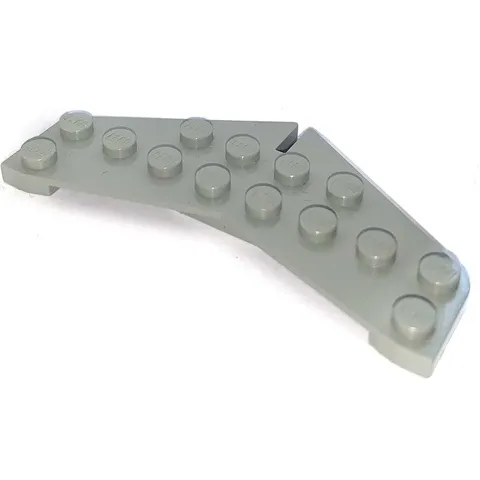 LEGO Light Gray Wedge, Plate 4 x 8 Tail inv.629