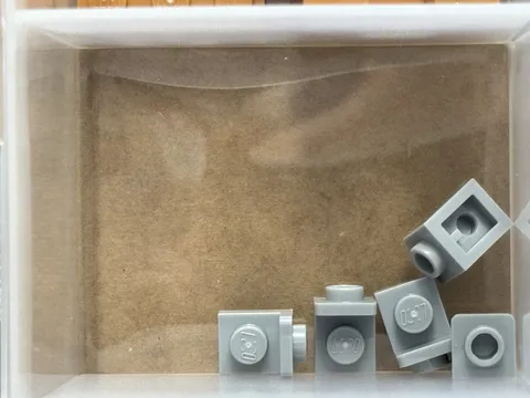 LEGO Parts - Light Bluish Gray Bracket 1 x 1 - 1 x 1 Inverted - No 36840 - QTY 5
