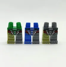 Lot of 3 Lego Misprint Chima Legs Crominus Test Print Error Prototype
