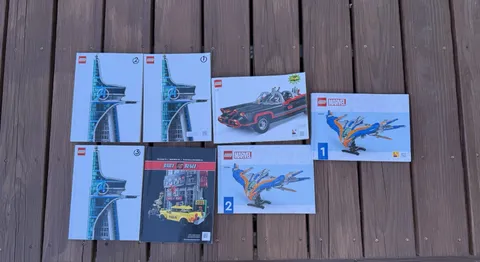 LEGO Marvel 76269 AVENGERS TOWER Books 1-3 INSTRUCTION MANUALS Plus Others Lot