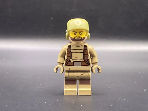 LEGO MINIFIGURE STAR WARS RESISTANCE TROOPER - DARK TAN HOODIE JACKET SW0867