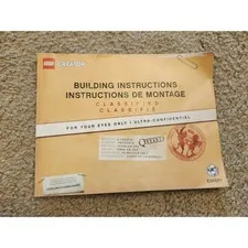 LEGO Creator Expert 10262 James Bond Aston Martin DB5 Instruction Manual Only
