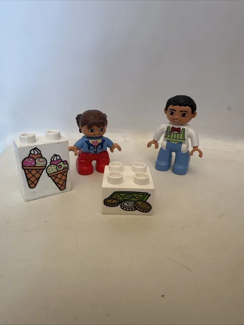 LEGO DUPLO - Ice Cream Truck Set  10586 Figures and Money and Cone Block ONLY