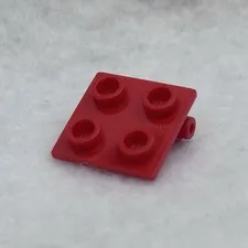LEGO 6134 Red Hinge Brick 2 x 2 Top Plate (x1)