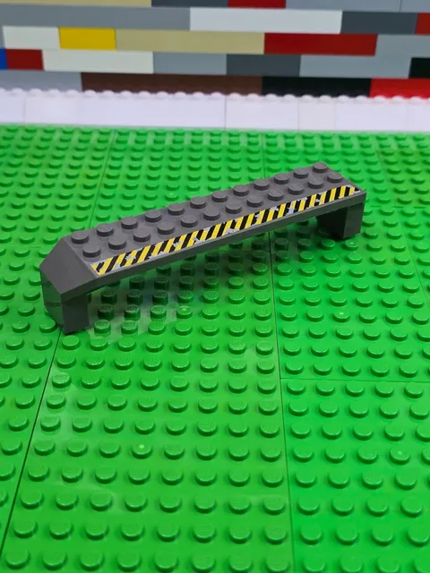 LEGO Arch 2x14x2 1/3 Black And Yellow 1999