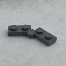 LEGO 2429c01 Dark Bluish Gray Hinge Plate 1 x 4 Swivel (2429 / 2430) (x1)