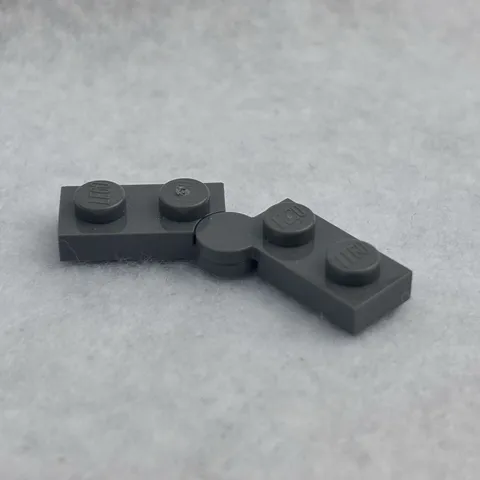 LEGO 2429c01 Dark Bluish Gray Hinge Plate 1 x 4 Swivel (2429 / 2430) (x1)