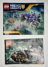 Lot of 2 LEGO Instruction Manuals 70350 Nexo Knights & 70161 Ultra Agents