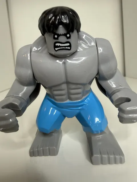 Lego Big Fig Son Of Grey Hulk Custom Minifigure Large