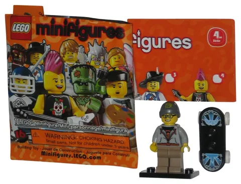 LEGO Series 4 Street Skater (2011) MiniFigure Toy Figure