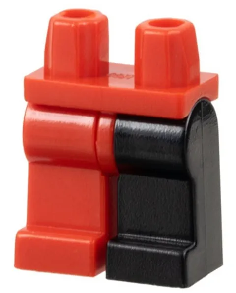 Lego ALPHA TEAM Minifigure Red Hips 1 Black Left Leg/1 Red Right Leg Part D848