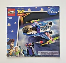 2010 LEGO Toy Story Buzz's Star Command Spaceship 7593 MANUAL ONLY