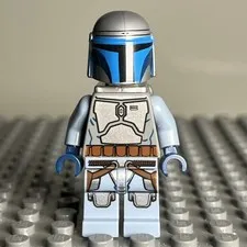 LEGO Star Wars Jango Fett Smile Minifigure sw0468 From Set 75015 Retired - 1U