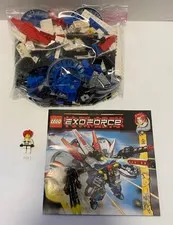Lego 8106 Exo-Force Aero Booster Complete Build missing stickers w Instructions