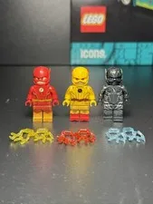 NEW DC Superheroes Flash, Reverse Flash, and Zoom Custom Lego Minifigures