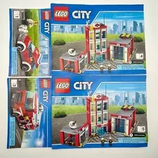 Lego City 60110 ~ Replacement Instruction Manuals Only  1,3,4,5