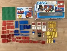 Vintage Lego Basic 520 Basic Building Set Complete with Box and Instructions