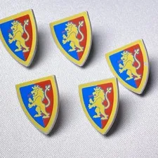 Lion Crest Shields (x5) LEGO Lion Knight Shields