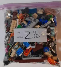 Lego Lot 2.1Lbs Pounds Mixed Parts Pieces Good Random Mix