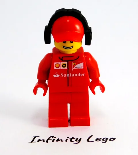 LEGO F14 T & Scuderia Ferrari Truck Crew Member Minifigure Racing Driver (75913)