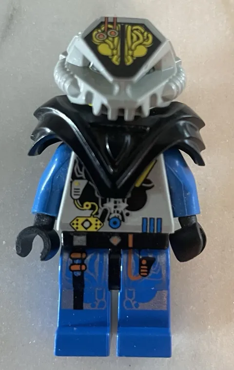 LEGO Commander X Blue Officer UFO Zotaxian Alien Space Minifigure