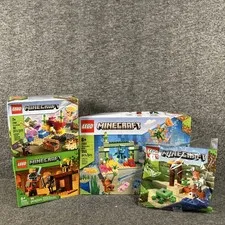LEGO Minecraft 4 Set Lot 21164 21180 21266 30432 Factory Sealed NIB Bundle