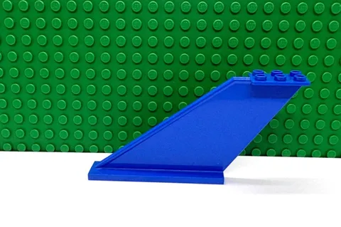 Lego 1 Blue 12x2x8 Large Airplane Tail Rudder NEW