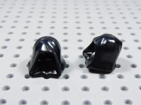 LEGO Lot of 2 Black Cowls Hoods Minifig BG