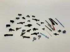 Lego Minifigure Accessories Weapons Over 35 Pieces Thor’s Hammer Light Sabers