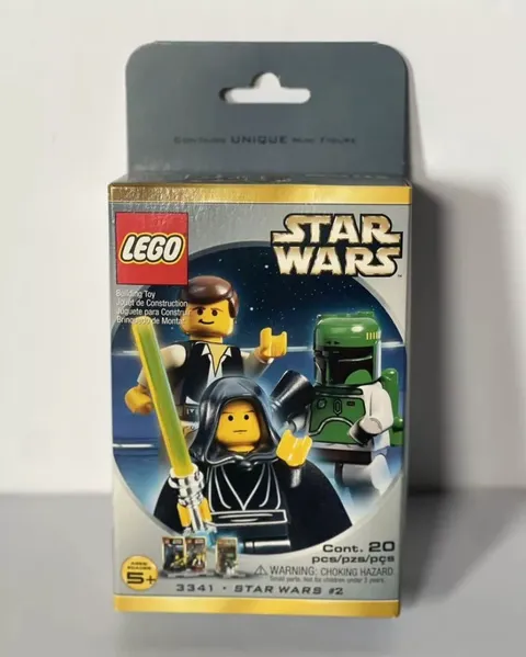 LEGO 3341 Star Wars #2-Luke Skywalker, Han Solo & Boba Fett Minifig Pack NEW