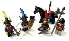 LEGO Castle 6105 Dark Forest Minifigures Lot w/ Horse, Weapons & Shields