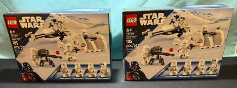 Lego Star Wars 75320 Snowtrooper Battle Pack BRAND NEW / FACTORY SEALED Lot of 2