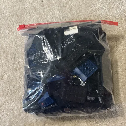 Lot of 1 Gallon Black Colored Assorted Lego Pieces Blocks Replacement Pieces