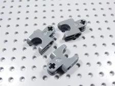 LEGO Lot of 3 Dark Bluish Gray Ball Joint Socket & Axle Part 67695 BD