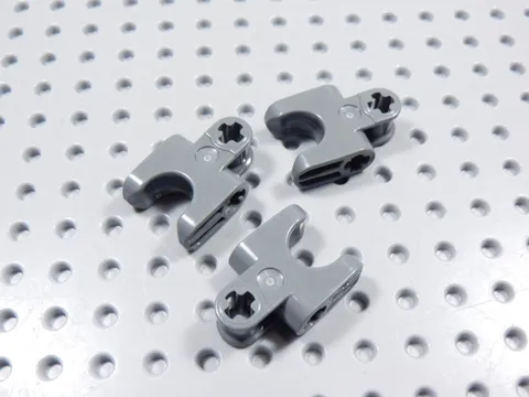 LEGO Lot of 3 Dark Bluish Gray Ball Joint Socket & Axle Part 67695 BD