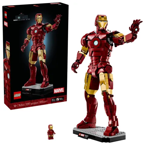 LEGO Marvel Iron Man Mark 3 Collectors' Edition Building Set, 1297 Pieces